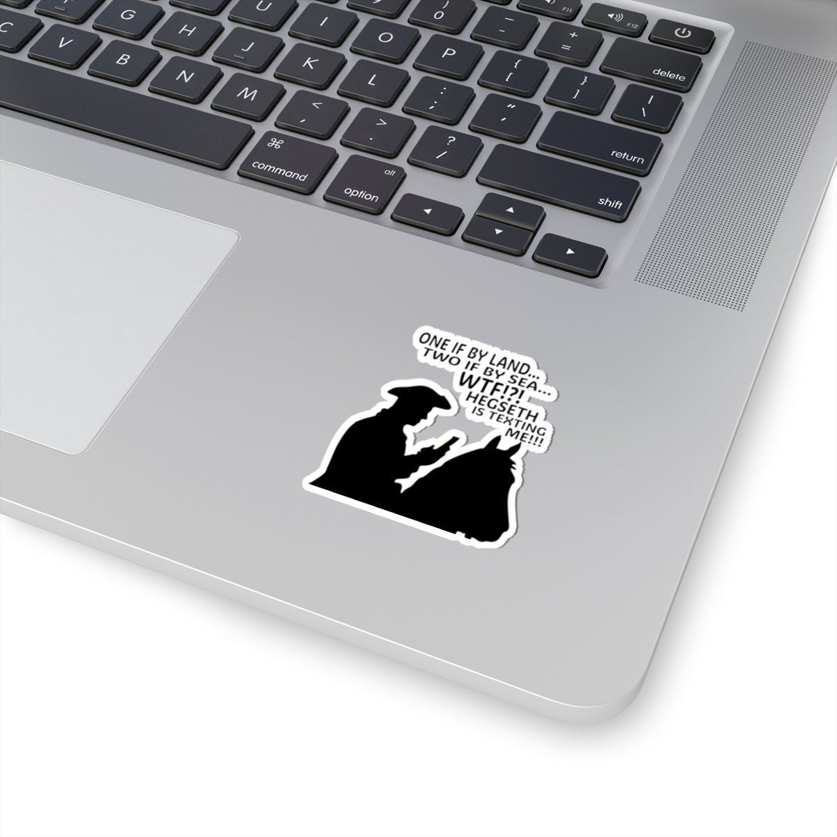 Stickers - Paul Revere Midnight Ride WTF Hegseth Signalgate