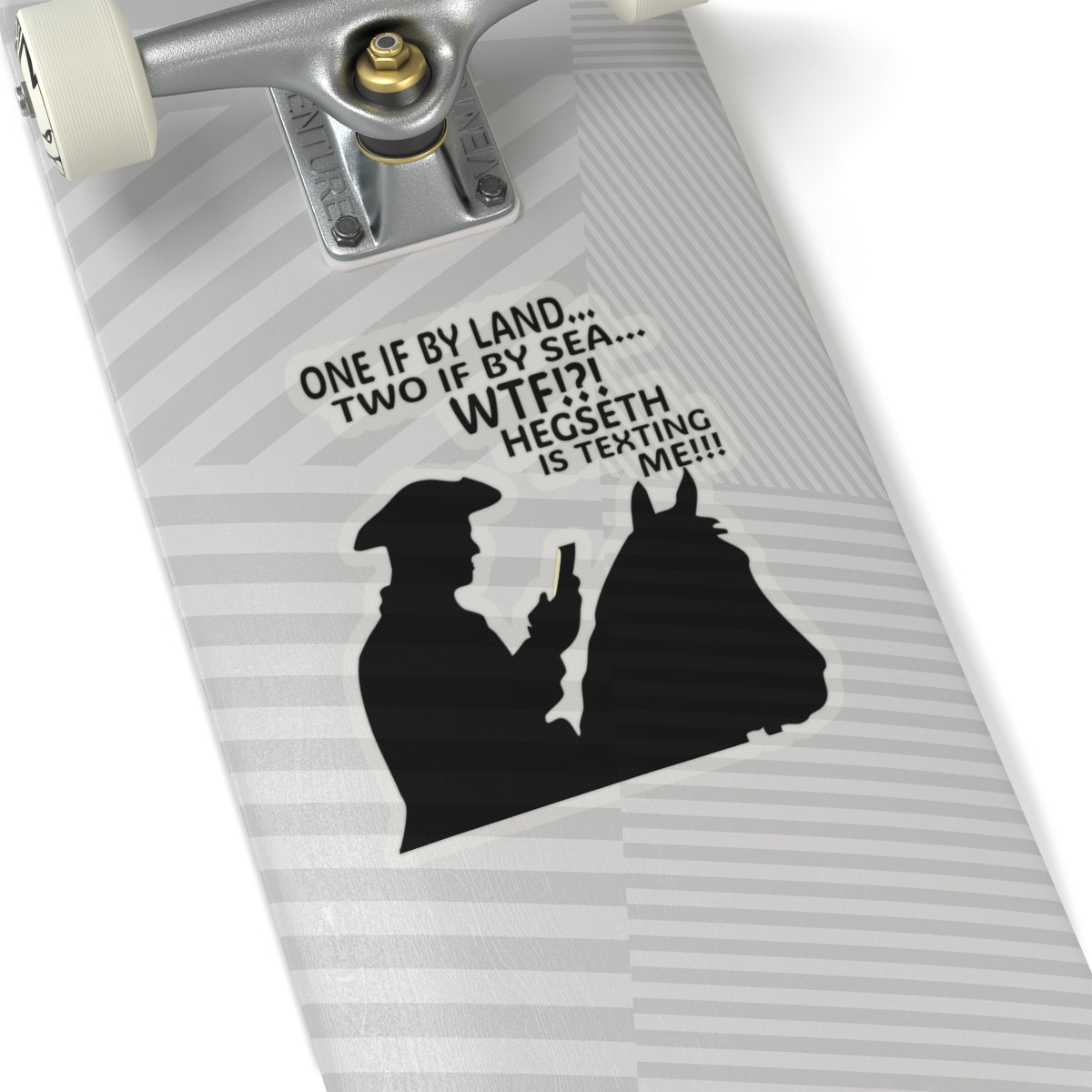 Stickers - Paul Revere Midnight Ride WTF Hegseth Signalgate