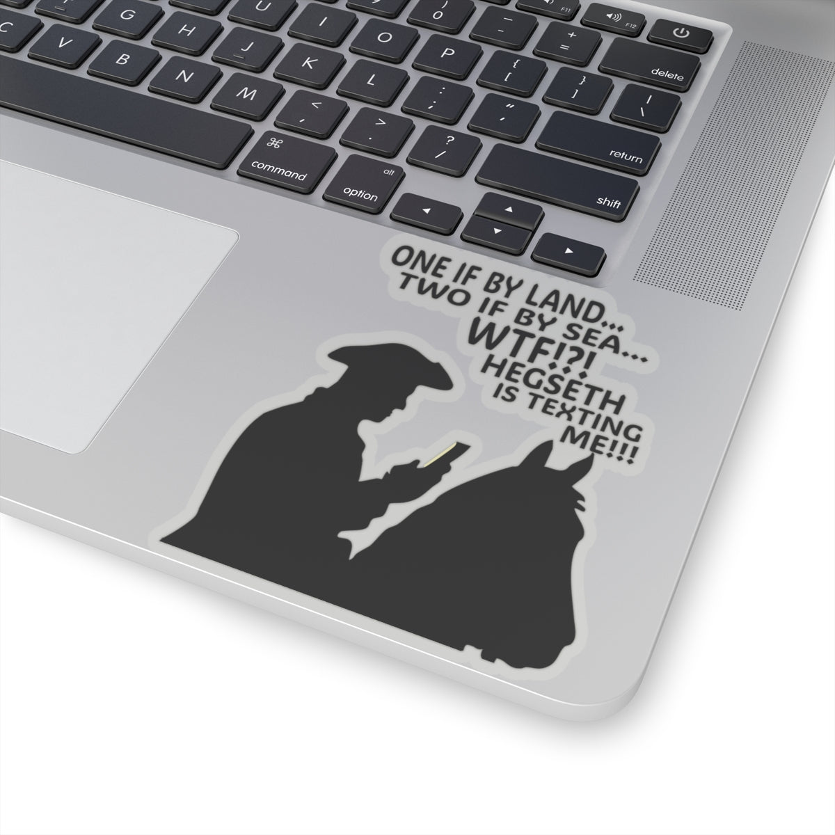 Stickers - Paul Revere Midnight Ride WTF Hegseth Signalgate