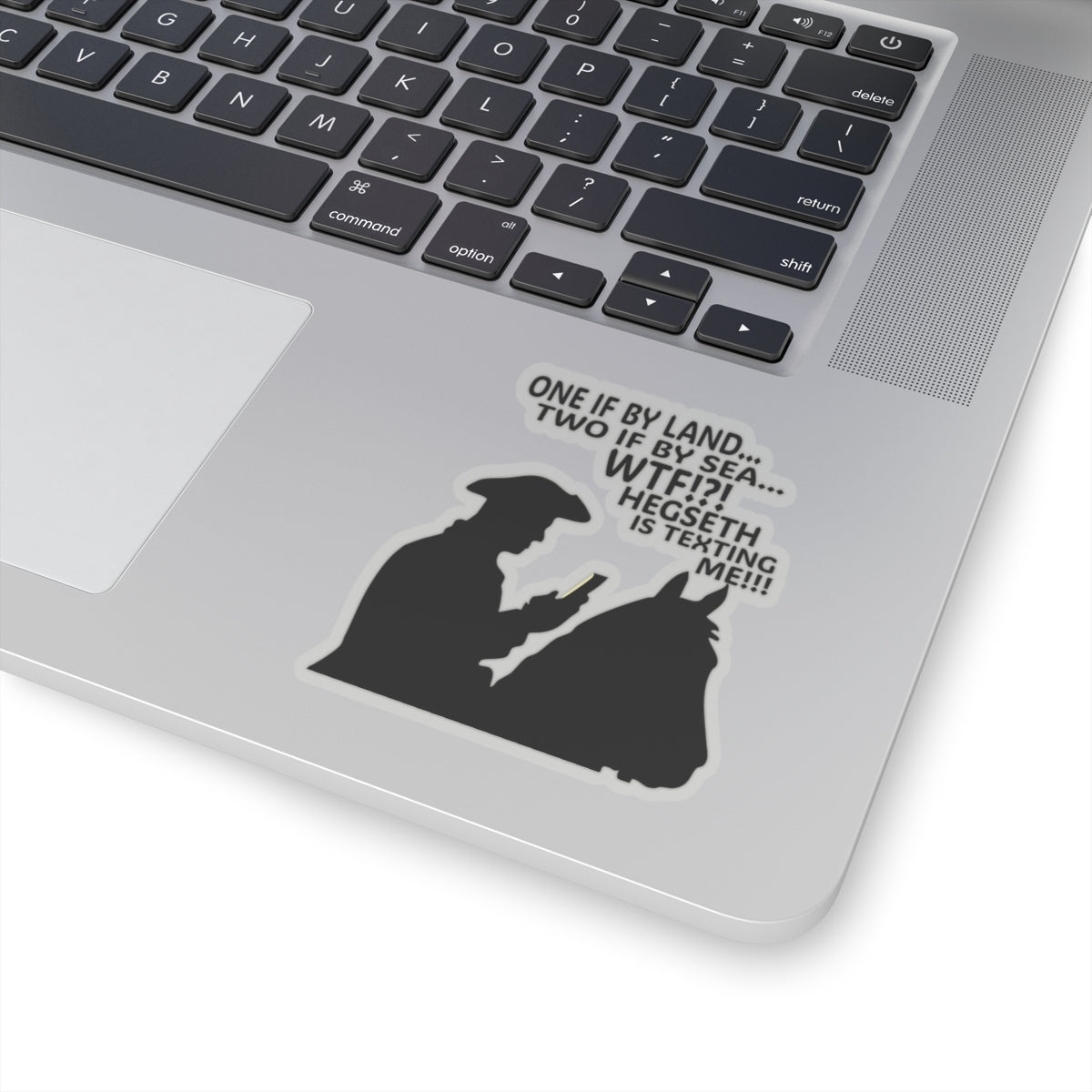 Stickers - Paul Revere Midnight Ride WTF Hegseth Signalgate