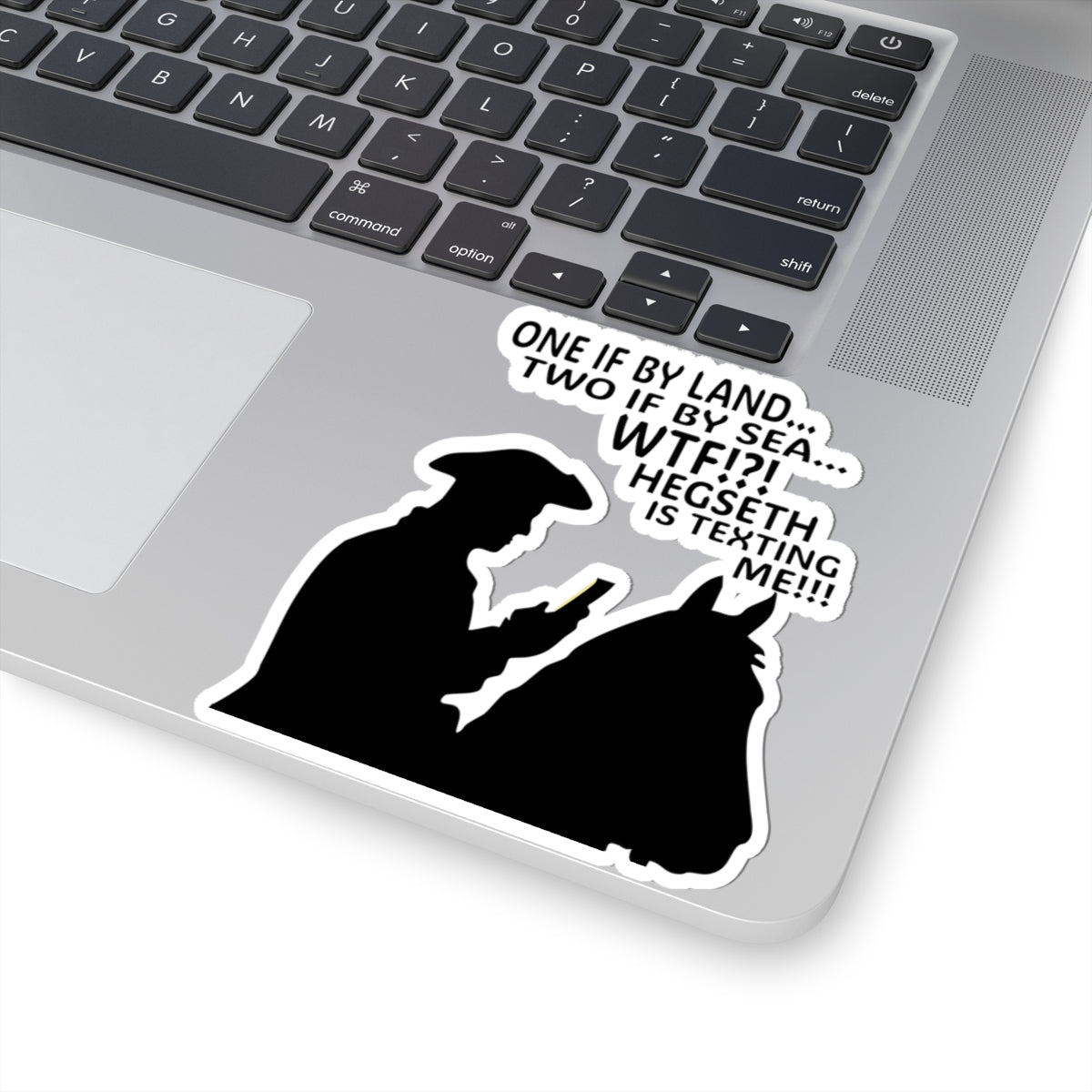 Stickers - Paul Revere Midnight Ride WTF Hegseth Signalgate